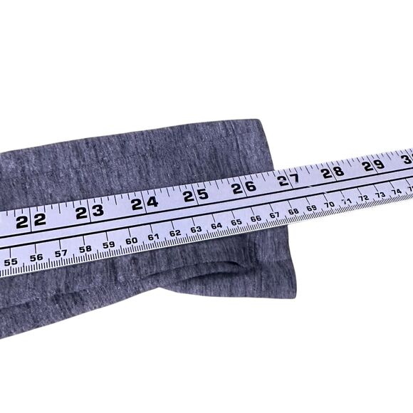 Lululemon Surge Warm Half Zip Top Men's Large Gray Long Sleeve Thumbholes Slim - Picture 8 of 9